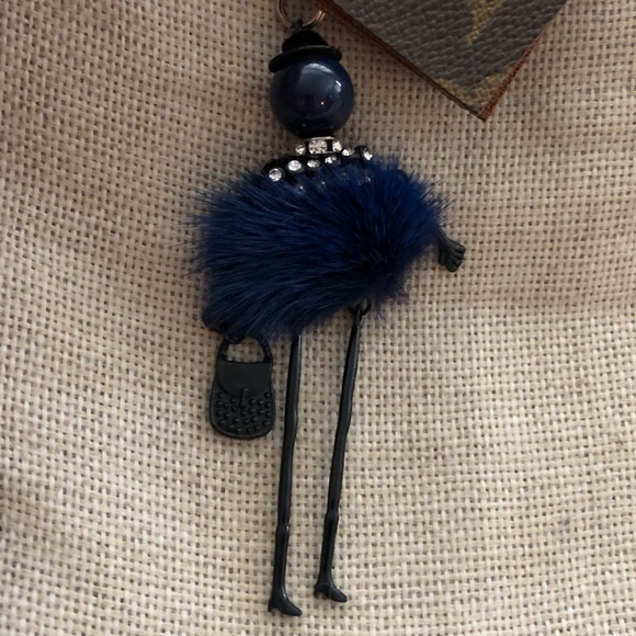 Doll charm keychain, doll pendant, Handbag Charm - Picture 1 of 1